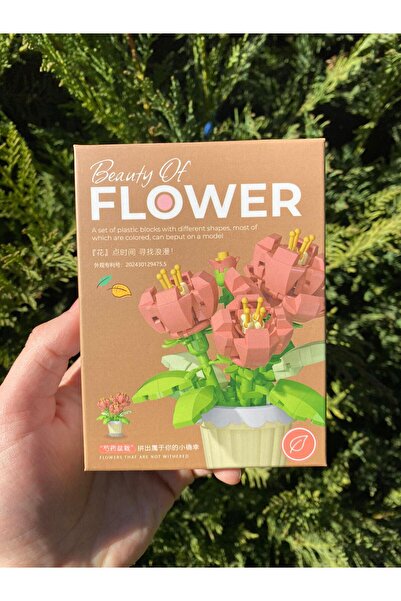 Innovate Store مجموعة مكعبات بناء على شكل زهرة أزرق بلون الكوبالت - أكثر من 2...