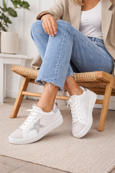 DAD WOLF Starry Sneakers Golden Ghost Super Star Ball Star Hi Star Running So...