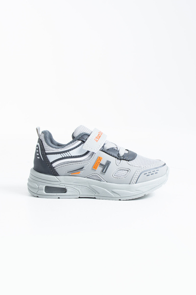 Polomia Comfort Minimix Unisex Παιδικά Αθλητικά Παπούτσια Velcro Ice Grey Ora...