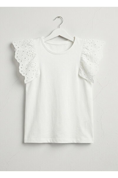 Neva Baby Boutique Girls' Short-Sleeved Holiday Blouse with Black and White C...