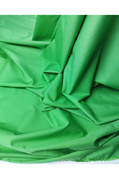 Kumaş Parça Poplin Fabrics in Green Color 150X280Cm