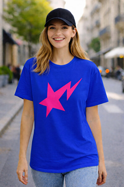 ArtYus Μπλουζάκι Yıldız Şimşek Graphic με τύπωμα Unisex oversized με λαιμόκοψ...