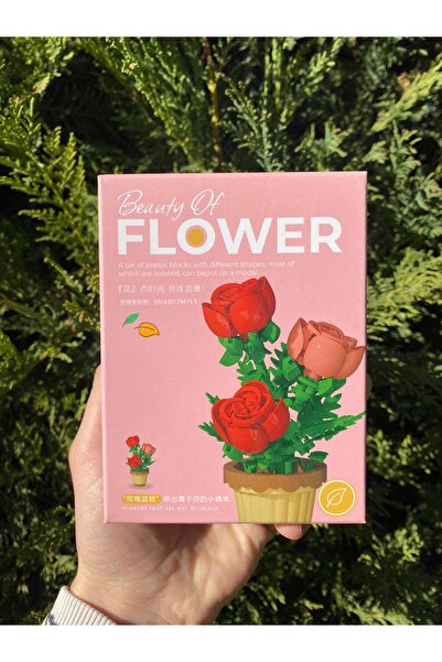 Innovate Store مجموعة مكعبات بناء على شكل زهرة أزرق بلون الكوبالت - أكثر من 2...