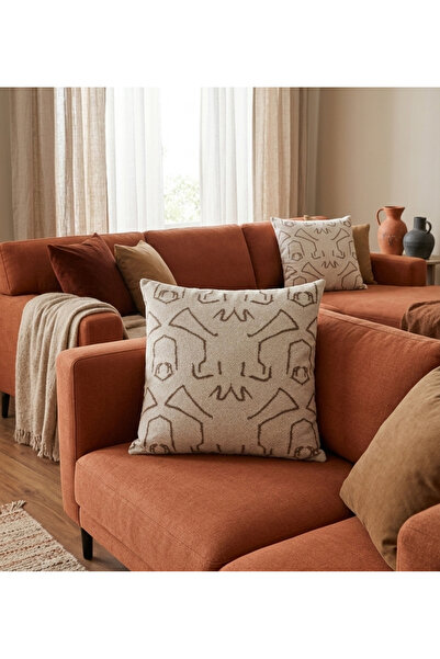 SLLER Desenli Koltuk ve Berjer Sırt Minderi 2 Adet