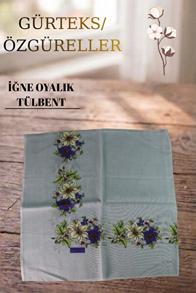 ÖZGÜRELLER Özgüreller, İğne Oyalık Pamuklu Tülbent,%100 Pamuklu Hediyelik Ter...