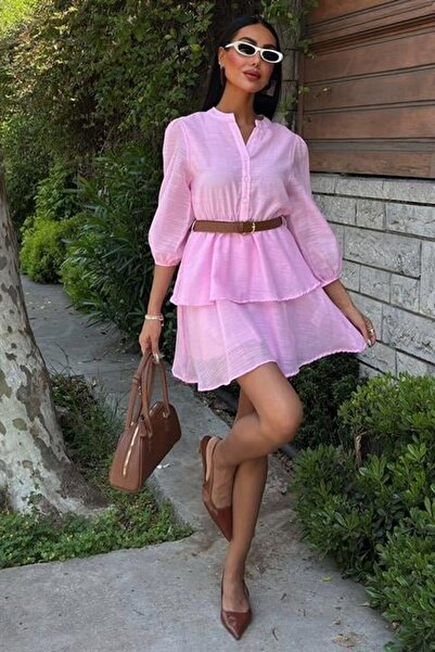 Hiccup Μίνι φόρεμα JANES με λεπτομέρεια στο γιακά και κουμπιά