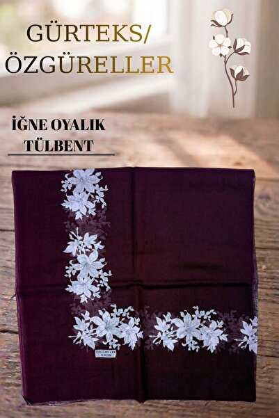 ÖZGÜRELLER Özgüreller, İğne Oyalık Pamuklu Tülbent,%100 Pamuklu Hediyelik Ter...