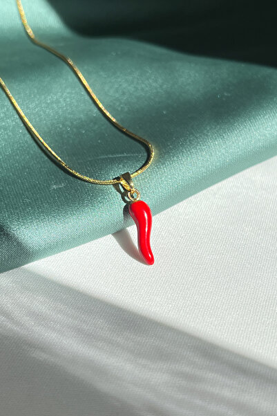 Berilya Aksesuar Pepper Figured Steel Necklace