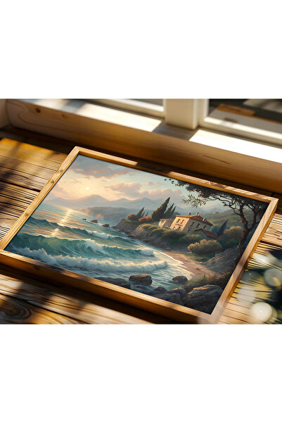 alphobitasarım Atingerea magică a luminii și melodia valurilor - Pictură mura...