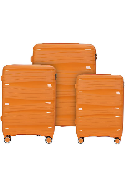 Generic 3-Piece Hard Shell Luggage Set - 360° Silent Spinner Wheels & Secure ...