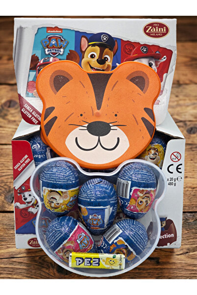 Acubens Paw Patrol Glutensiz Çikolatalı Sürpriz Yumurta 5 Adet & Hediyeli