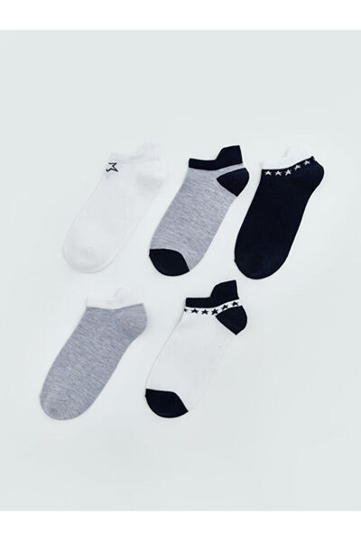 LC Waikiki RMZ GİYİM FARKIYA جوارب طويلة مطبوعة للأولاد مكونة من 5 قطع