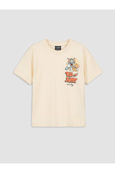 LC Waikiki Tricou pentru băieți cu imprimeu Tom și Jerry LCW Kids