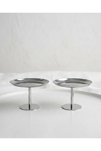 Maglor Lüx İkili 12 cm Sunumluk, Çerezlik, Tatlı ve Çok Amaçlı Ayaklı Sunumluk