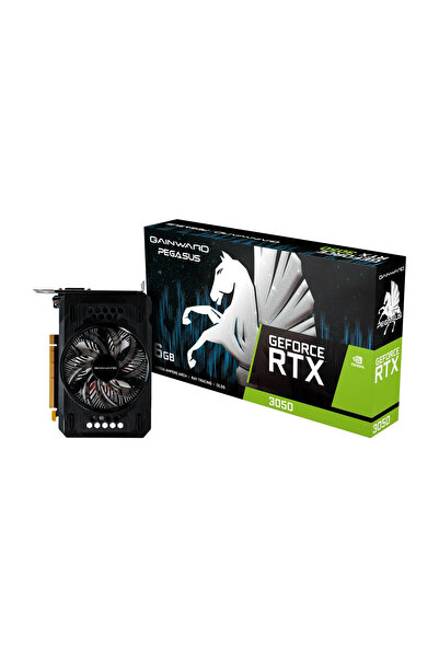 gainward RTX3050 PEGASUS NE63050018JE-1072E 6GB GDDR6 96Bit Gaming (Oyuncu) E...