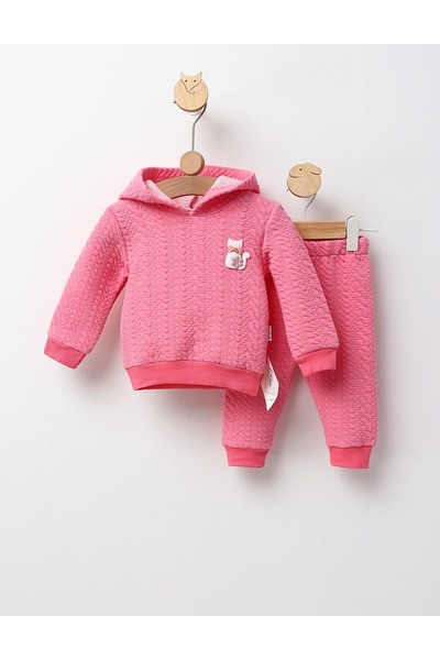 MiniKids Σετ κροσέ με φωτεινό ροζ γατάκι