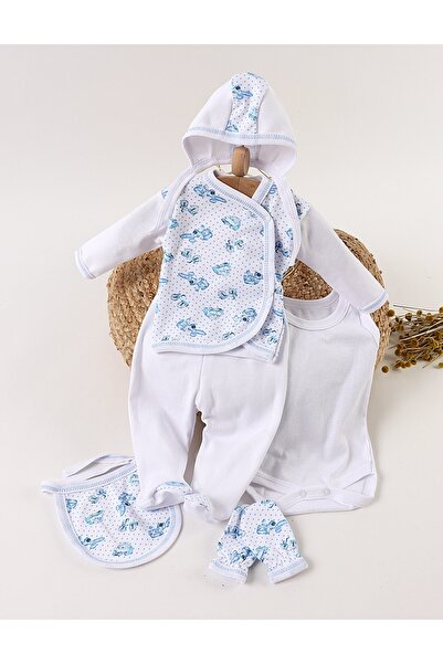 MiniKids Στολή μοτοσικλέτας και ατμομηχανής 6 τεμαχίων, μπλε