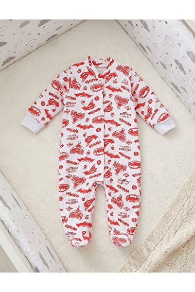 MiniKids Salopeta cu botosei Romania batman rosu