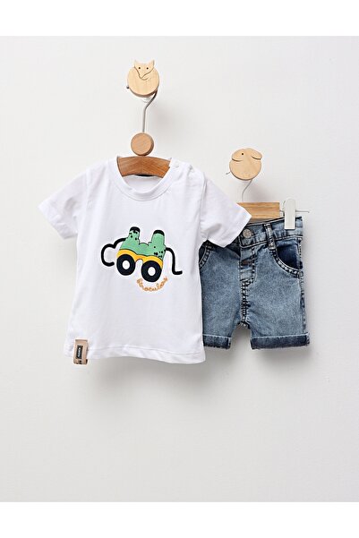 MiniKids Καλοκαιρινό σετ, Recover Fashion, λευκό