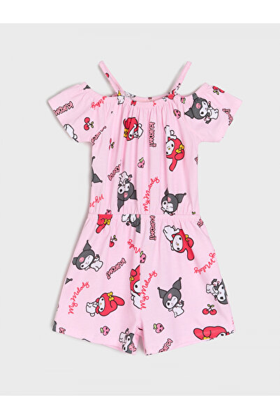 Hello Kitty Salopetă roz din bumbac Kuromi My Melody 9-10 ani