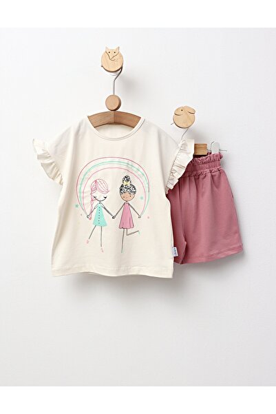 MiniKids Καλοκαιρινή στολή, Καλύτερες Φίλες Κοριτσιών, ροζ