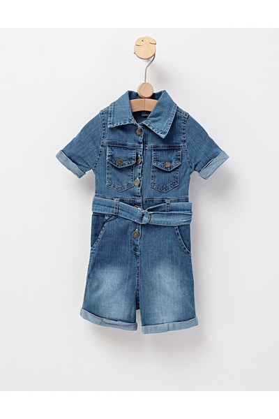 MiniKids Τζιν σαλοπέτα Sago, μπλε