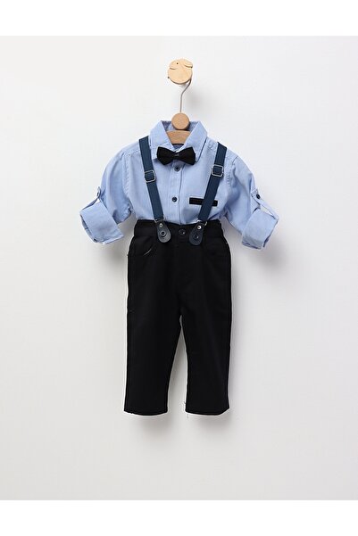 MiniKids Κομψό κοστούμι με παπιγιόν, μπλε EFBEY