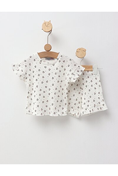 MiniKids Καλοκαιρινό σετ, Πολλές καρδιές, λευκό