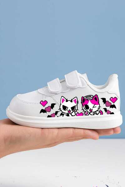 amazoondesing Gotic sweet cat Animație cu imprimeu Pantofi sport pentru copii...