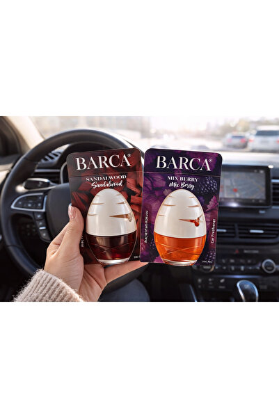 Barca Sandalwood & Mix Berry Araç ve Ortam Kokusu 2’li Set 100 ml + 100 ml