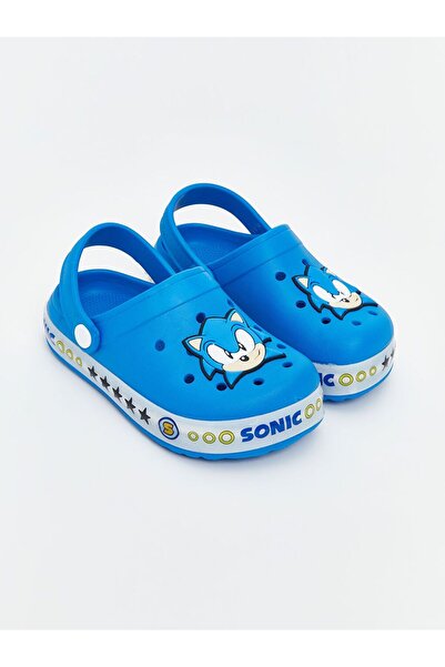 LC Waikiki صنادل الشاطئ للأولاد بطباعة سونيك