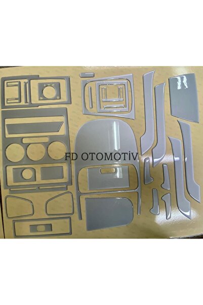 FD Damla Etiket مجموعة زخرفة خزانة القفازات من الماهوجني لـ Opel Astra G 1998...