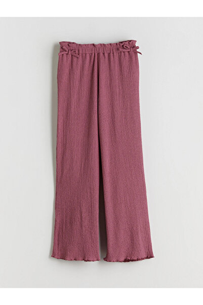 LC Waikiki LCW Kids بنطال رياضي للفتيات بخصر مطاطي وردي