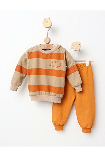 MiniKids Παιδική Αθλητική Στολή Συλλόγου με Πορτοκαλί
