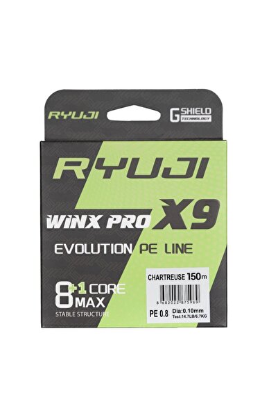 RYUJI Winx Pro x9 150 Mt Chartreuse İp Misina