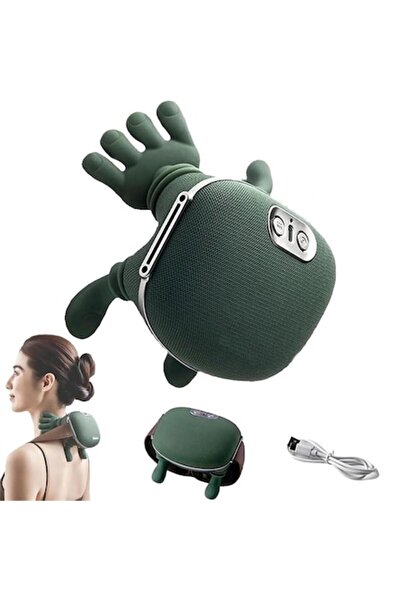 Trendily Dispozitiv profesional wireless 4D pentru masaj gât cu funcție de în...