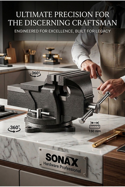 Transformacion Hardware Professional 150 mm Ağır Hizmet Tipi 360° Döner Taban...