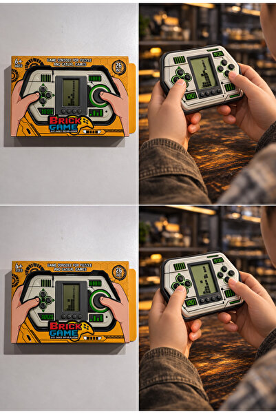 Erzi 26 in 1 Brick Game El Oyun Konsolu – Klasik Tetris Oyun Makinesi