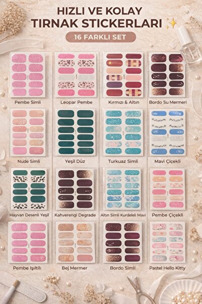 BULUT Kalıcı oje/3D jel tırnak 14 şerit törpülü set