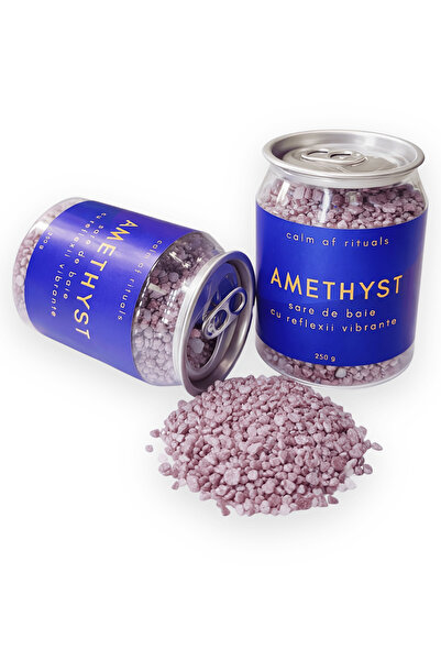 Calm AF Rituals Sare de Baie Colorata in Doza, "Amethyst" cu Shimmer (Efect S...