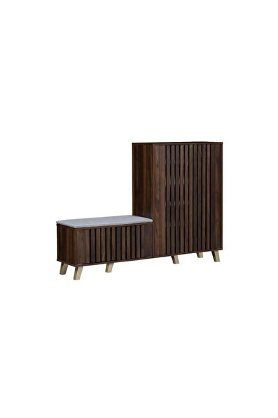 DEC9 Modern shoe rack with an additional seat and a luxurious design