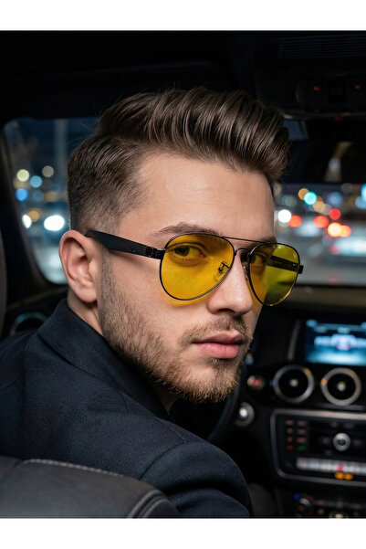 MONAL EYEWEAR Night Vision/Driving Glasses Polarized/Uv400 Protection Cut Out...