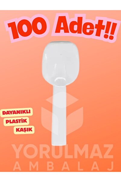 yorulmaz ambalaj 🥄🐼 Plastik Panda Tatlı Kaşık 100 Adet – Tek Kullanımlık Eğ...