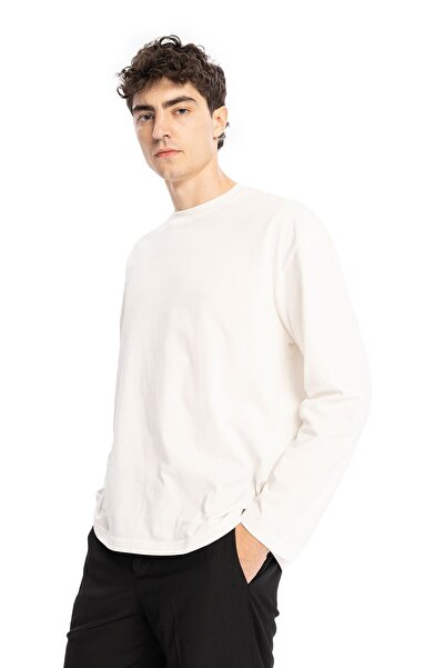 Hiccup Tricou GIESTO Comfort Fit cu mânecă lungă și guler rotund