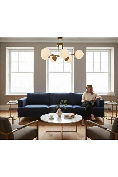 RETRO STYLE YAĞMUR 6 LI ESKİTME AVİZE