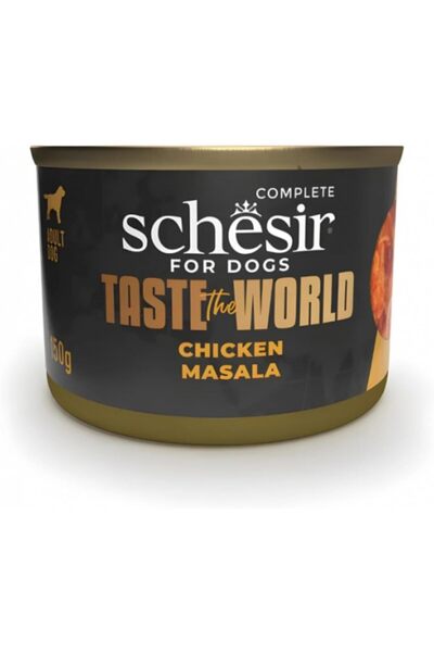 Schesir Taste The World Dog Wholefood Chicken Masala Wet Food 150g