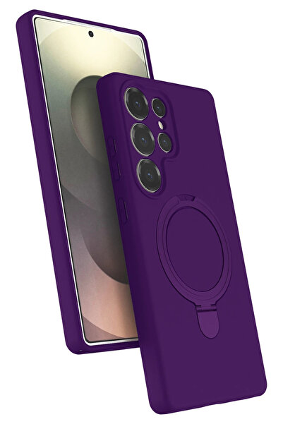 NewFace GLD-SPT- غطاء جالاكسي S24 الترا ريجال مع حامل ماجسيف - (235520) جلد n...