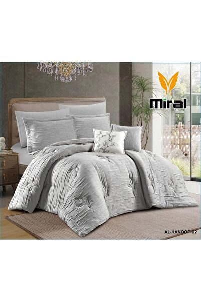 miral AL-HANOOF Royal Summer Bedspread Set (Double Size, 8 Pieces)