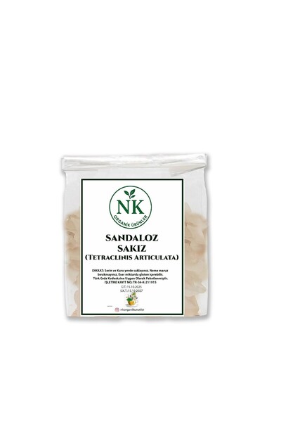 nk organik Sandaloz Gum 30Gr