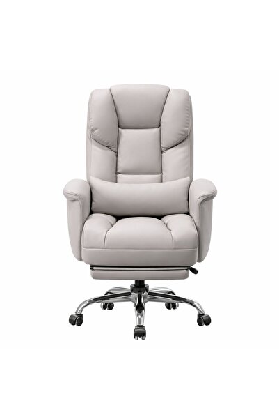 TSUMAB Ergonomic PU Leather Office Chair with Adjustable Height, Thick Cushio...